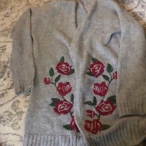 Grey cardigan